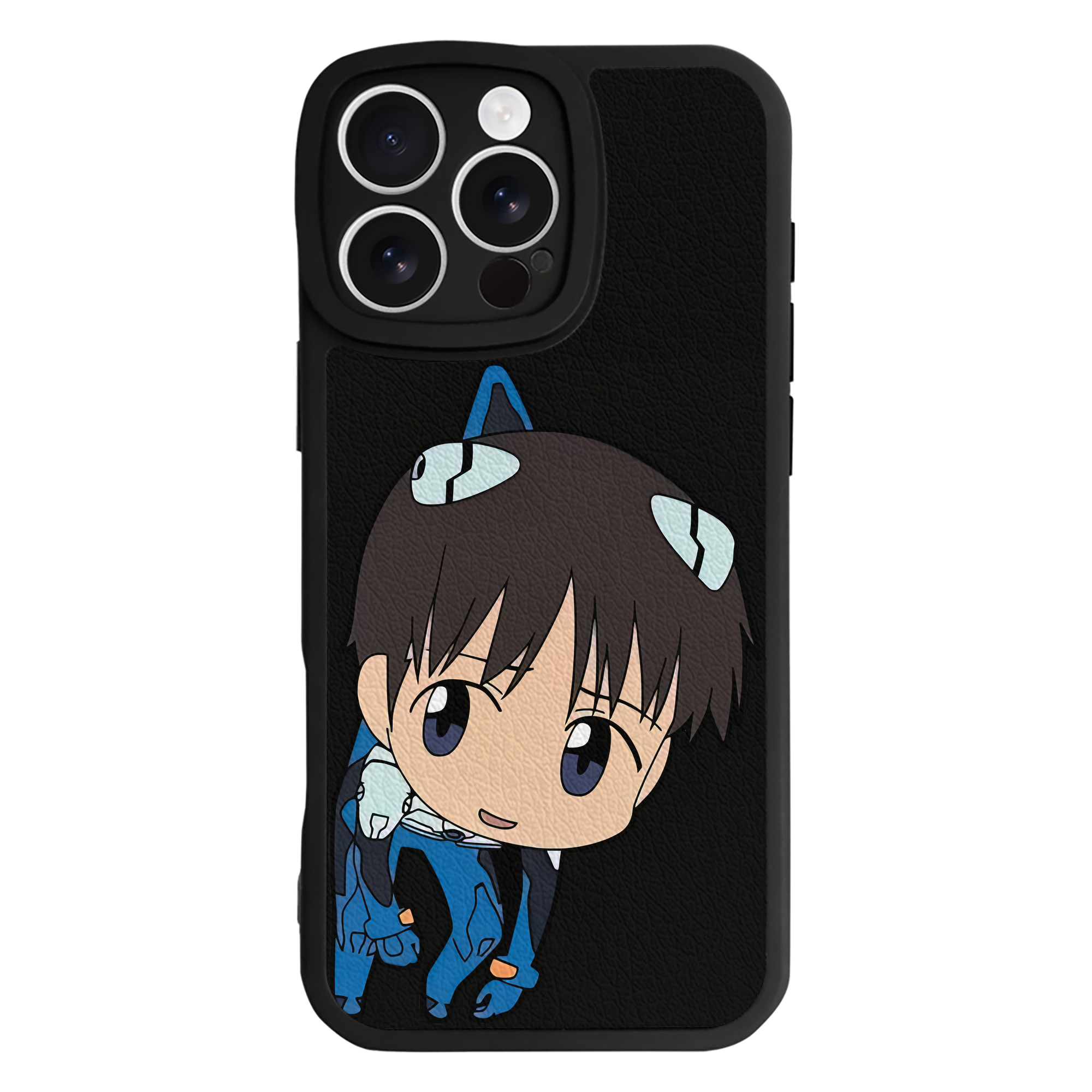 （画像用） EVA 新世紀エヴァンゲリオン 【iPhone 16シリーズ対応】シリコンスマホケース（レザー調） 材質：シリコン